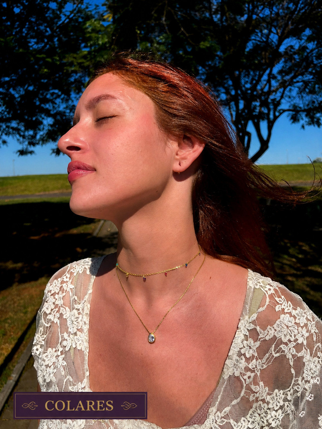 Colares e chokers semijoias banhadas a ouro 24k - Helennea