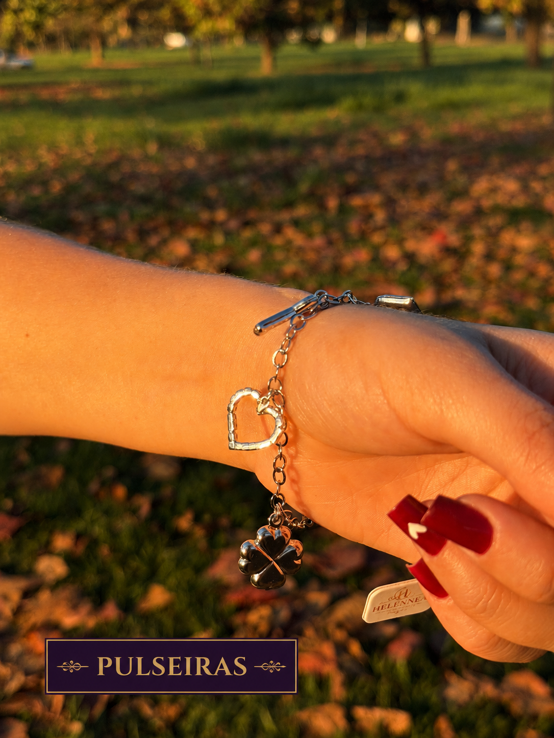 Pulseiras semijoias banhadas a ouro 24k antialérgicas - Helennea