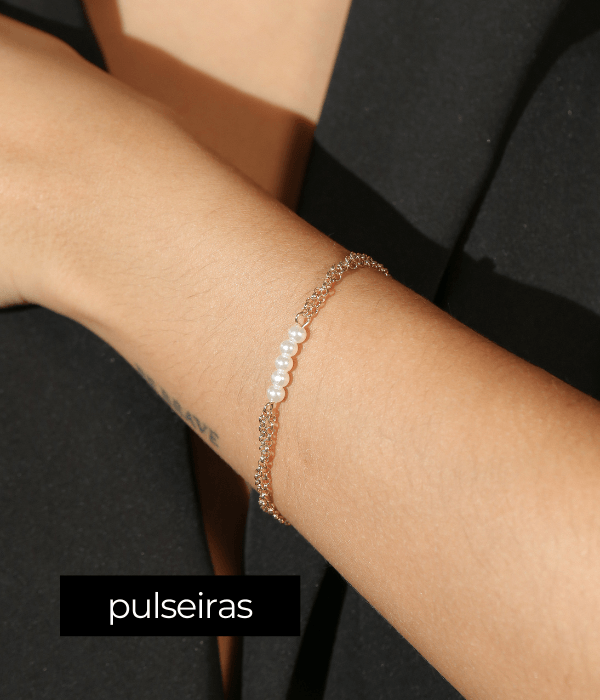 Pulseiras banhadas a ouro e prata 925 Helennea