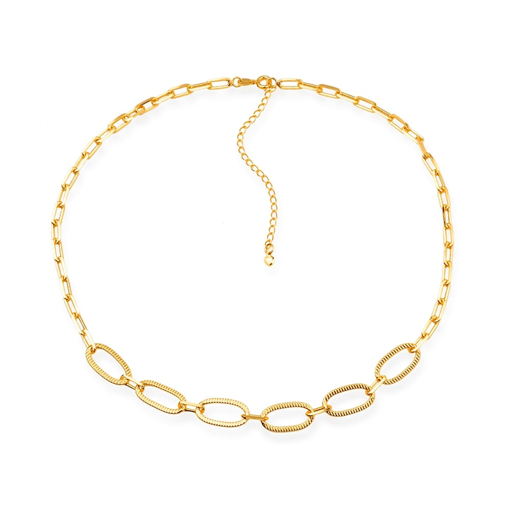 Chocker Dourada Corrente com Extensor |Helennea - Colares | Helennea