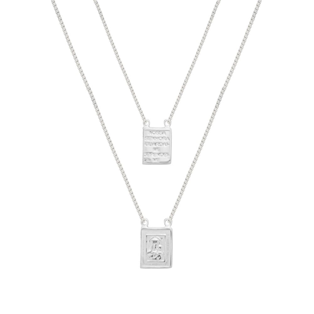 Colar Medalhao Unissex em Prata 925 - Colares | Helennea
