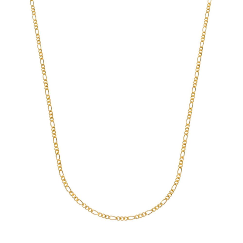 Corrente Dourada Masculina Elo 3x1 3mm – Corrente Elegante Moderna - Correntes | Helennea