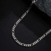 Corrente Prateada Masculina Elo 3x1 3mm – Corrente Elegante Moderna | Helennea - Correntes | Helennea