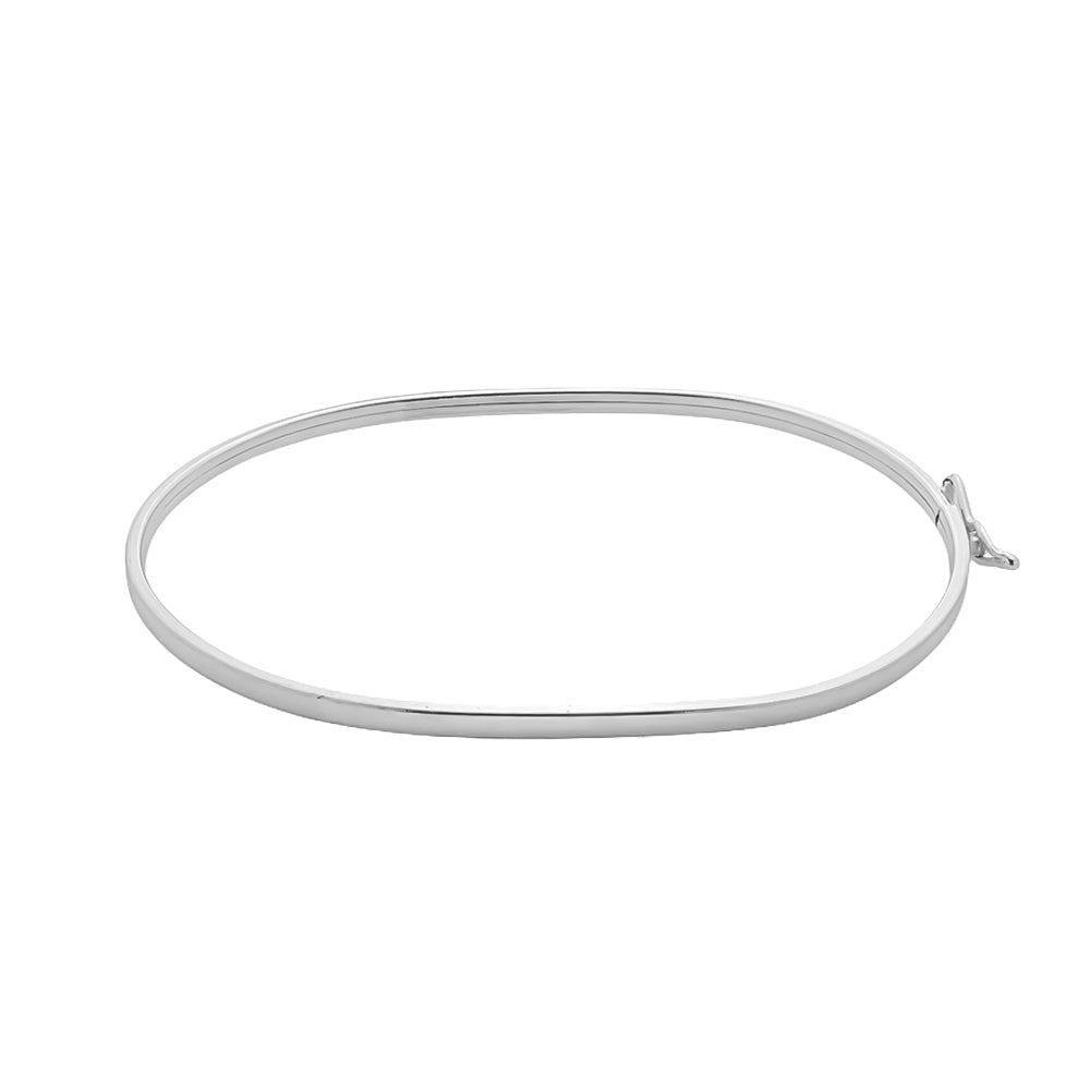 Pulseira Bracelete Oval em Prata 925 | Helennea - Pulseiras | Helennea